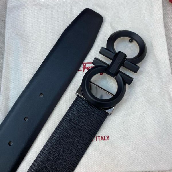 réplica,joyas,joyería,1:1,replica,fake,lujo,barato Cinturón de hombre Ferragamo 3,5 cm.