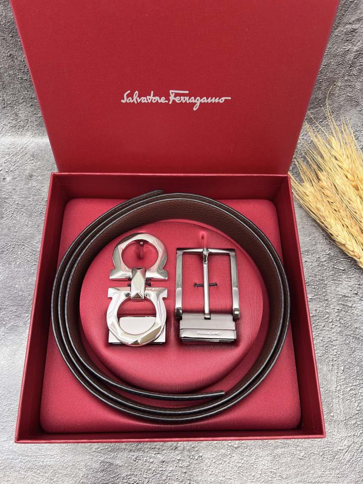 réplica,joyas,joyería,1:1,replica,fake,lujo,barato réplica,joyas,joyería,1:1,replica,fake,lujo,barato Cinturón serie Ferragamo con doble hebilla