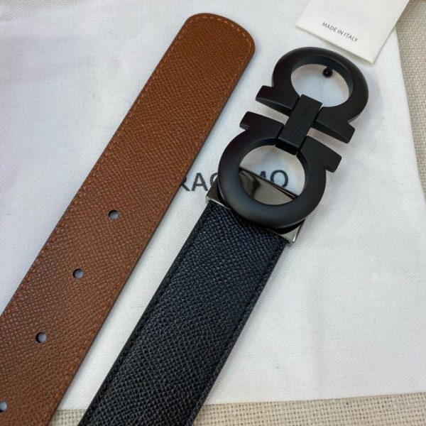 réplica,joyas,joyería,1:1,replica,fake,lujo,barato Cinturón de hombre Ferragamo 3,5 cm.