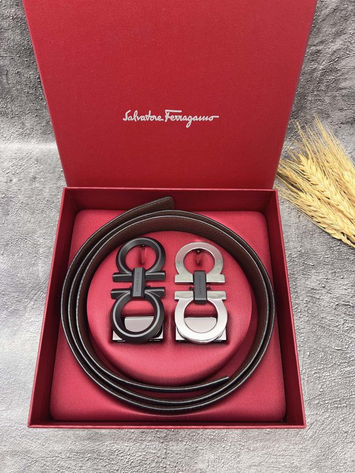 réplica,joyas,joyería,1:1,replica,fake,lujo,barato réplica,joyas,joyería,1:1,replica,fake,lujo,barato Cinturón serie Ferragamo con doble hebilla