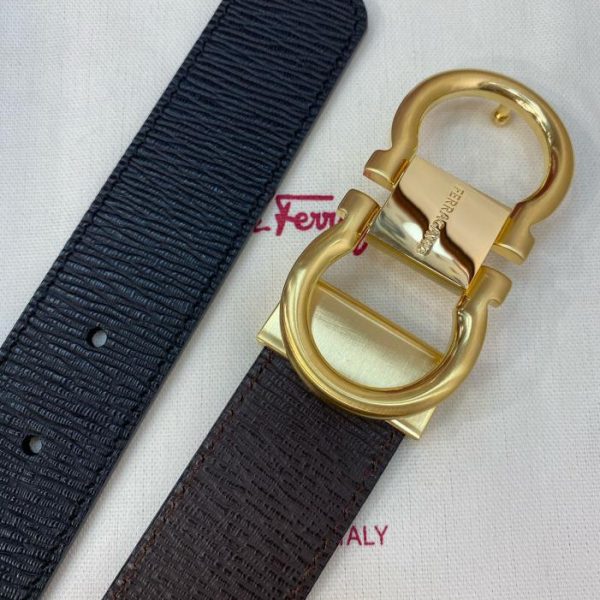 réplica,joyas,joyería,1:1,replica,fake,lujo,barato Cinturón de hombre Ferragamo 3,5 cm.