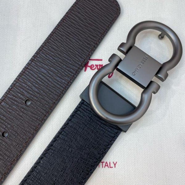 réplica,joyas,joyería,1:1,replica,fake,lujo,barato Cinturón de hombre Ferragamo 3,5 cm.