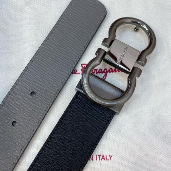 réplica,joyas,joyería,1:1,replica,fake,lujo,barato Cinturón de hombre Ferragamo 3,5 cm.