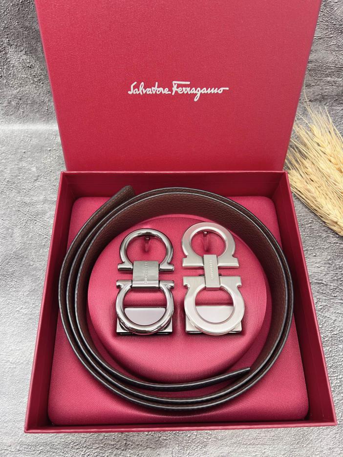 réplica,joyas,joyería,1:1,replica,fake,lujo,barato réplica,joyas,joyería,1:1,replica,fake,lujo,barato Cinturón serie Ferragamo con doble hebilla