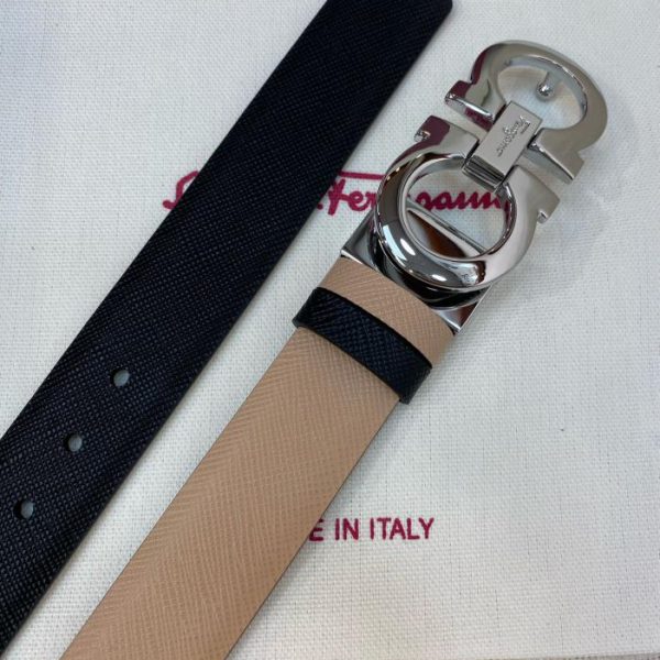 réplica,joyas,joyería,1:1,replica,fake,lujo,barato Hebilla doble Ferragamo de 25 mm para mujer.
