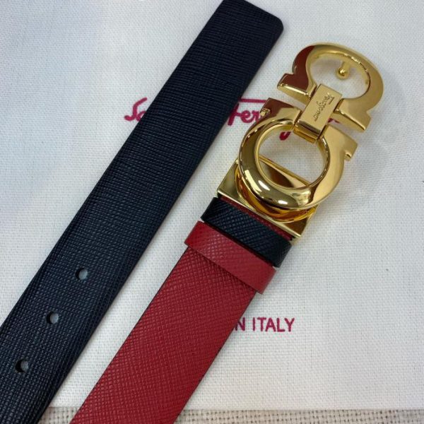 réplica,joyas,joyería,1:1,replica,fake,lujo,barato Hebilla doble Ferragamo de 25 mm para mujer.