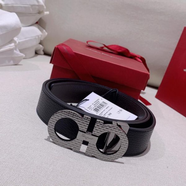 réplica,joyas,joyería,1:1,replica,fake,lujo,barato Cinturón de hombre Ferragamo 3,5cm.