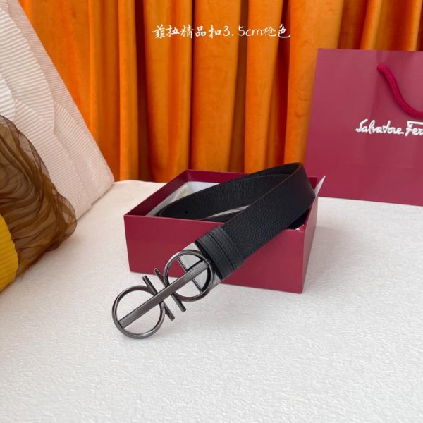 réplica,joyas,joyería,1:1,replica,fake,lujo,barato Cinturón serie Ferragamo con doble hebilla