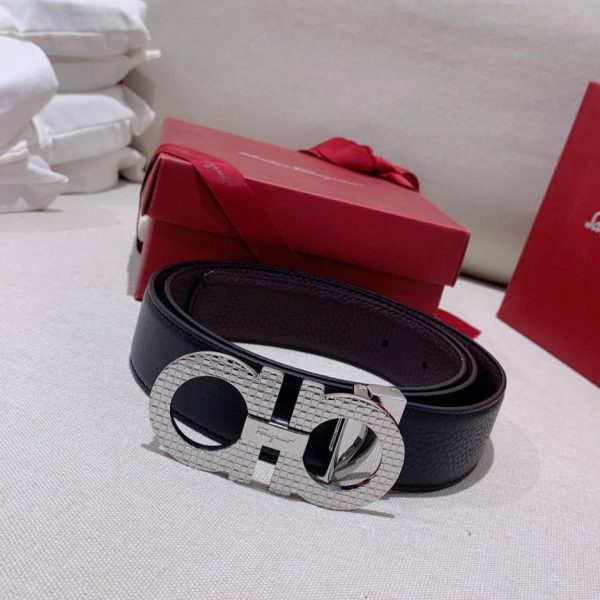 réplica,joyas,joyería,1:1,replica,fake,lujo,barato Cinturón de hombre Ferragamo 3,5cm.