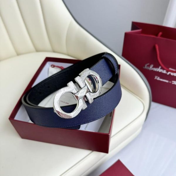 réplica,joyas,joyería,1:1,replica,fake,lujo,barato Cinturón de hombre Ferragamo 3,5cm.