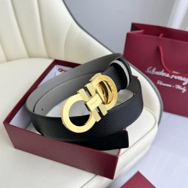 réplica,joyas,joyería,1:1,replica,fake,lujo,barato Cinturón de hombre Ferragamo 3,5cm.