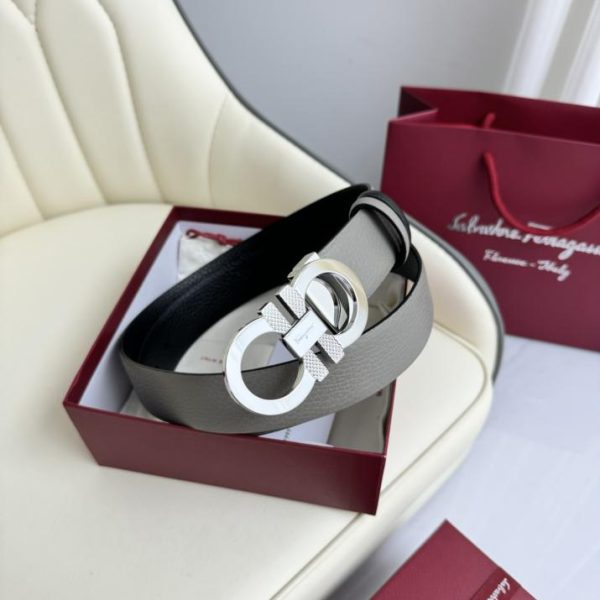 réplica,joyas,joyería,1:1,replica,fake,lujo,barato Cinturón de hombre Ferragamo 3,5cm.