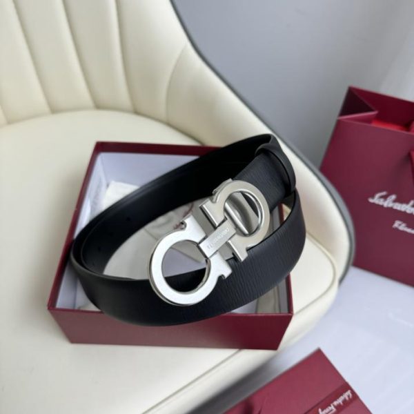 réplica,joyas,joyería,1:1,replica,fake,lujo,barato Cinturón de hombre Ferragamo 3,5cm.