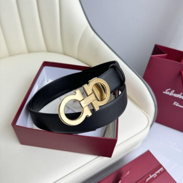 réplica,joyas,joyería,1:1,replica,fake,lujo,barato Cinturón de hombre Ferragamo 3,5cm.