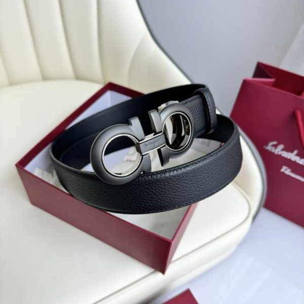 réplica,joyas,joyería,1:1,replica,fake,lujo,barato Cinturón de hombre Ferragamo 3,5cm.