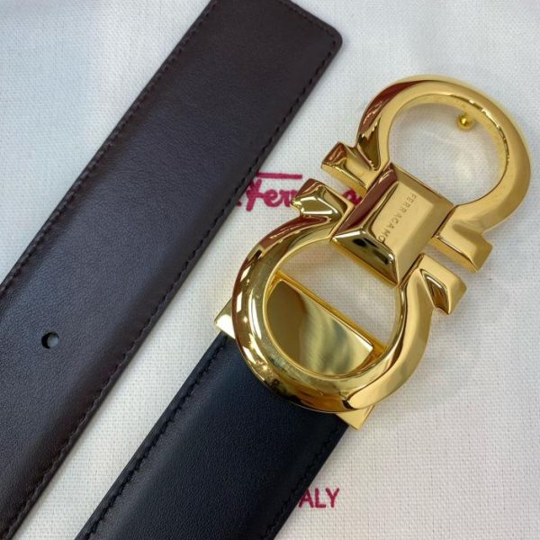 réplica,joyas,joyería,1:1,replica,fake,lujo,barato Cinturón de hombre Ferragamo 3,5 cm.