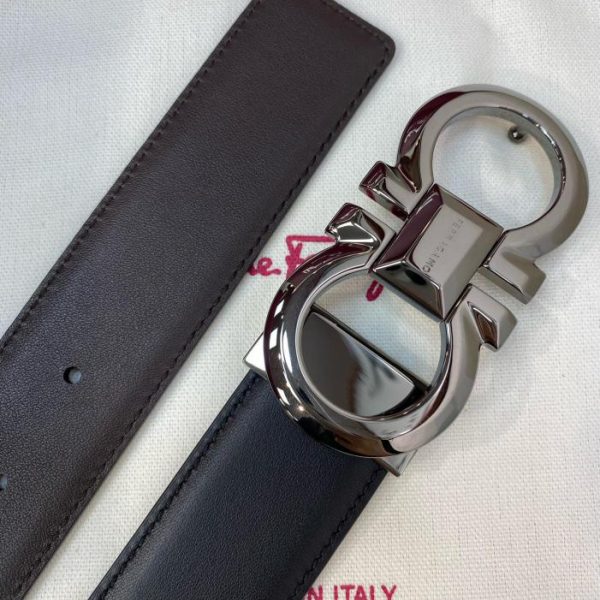 réplica,joyas,joyería,1:1,replica,fake,lujo,barato Cinturón de hombre Ferragamo 3,5 cm.
