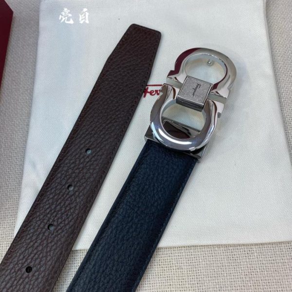 réplica,joyas,joyería,1:1,replica,fake,lujo,barato Cinturón de hombre Ferragamo 3,5 cm.