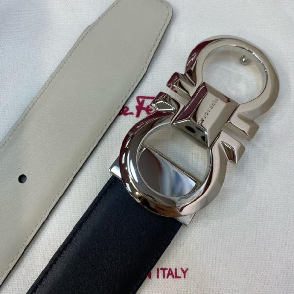 réplica,joyas,joyería,1:1,replica,fake,lujo,barato Cinturón de hombre Ferragamo 3,5 cm.