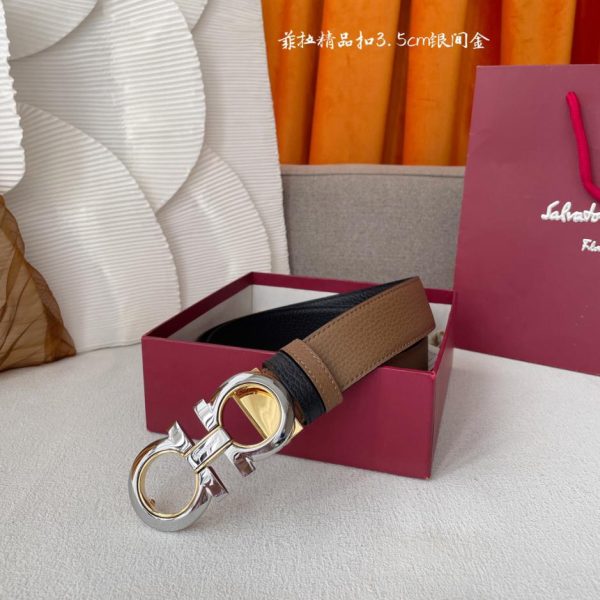 réplica,joyas,joyería,1:1,replica,fake,lujo,barato cinturón reversible ferragamo
