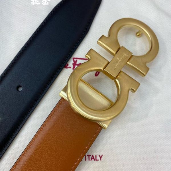 réplica,joyas,joyería,1:1,replica,fake,lujo,barato Cinturón de hombre Ferragamo 3,5 cm.