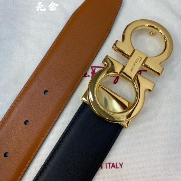 réplica,joyas,joyería,1:1,replica,fake,lujo,barato Cinturón de hombre Ferragamo 3,5 cm.