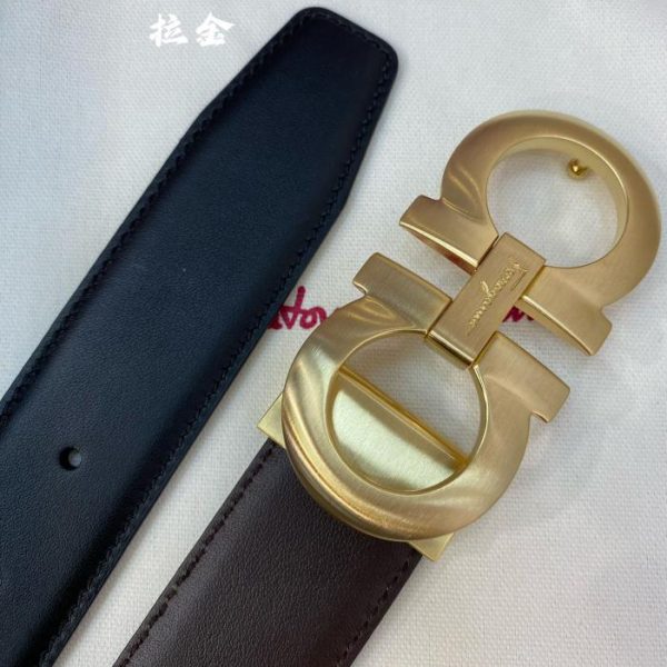 réplica,joyas,joyería,1:1,replica,fake,lujo,barato Cinturón de hombre Ferragamo 3,5 cm.
