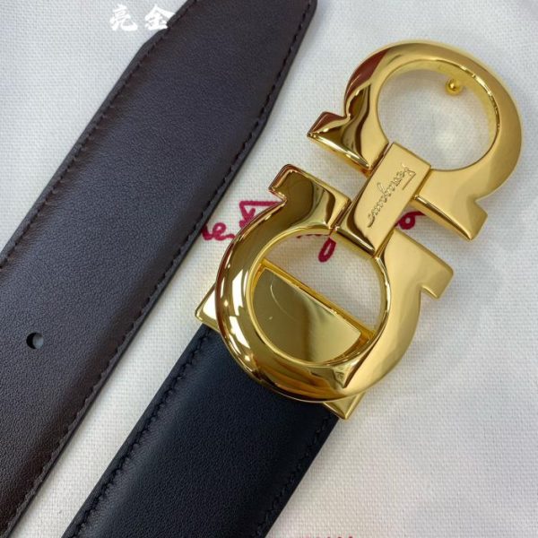 réplica,joyas,joyería,1:1,replica,fake,lujo,barato Cinturón de hombre Ferragamo 3,5 cm.