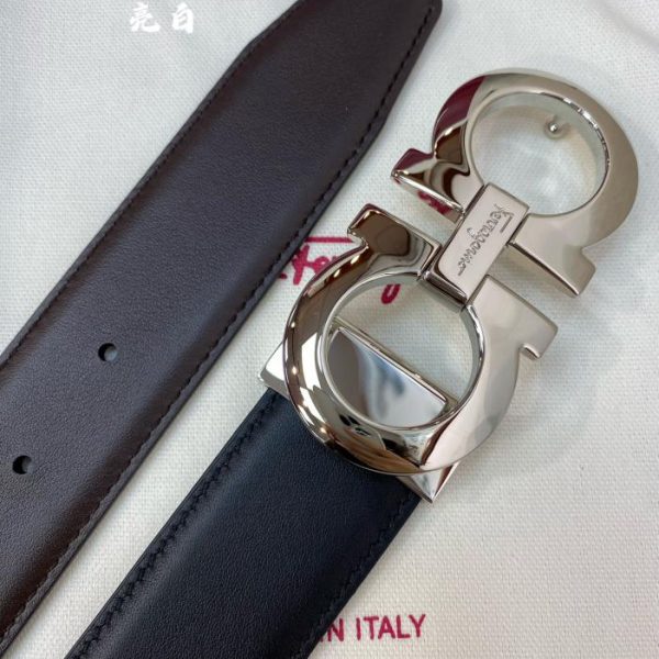 réplica,joyas,joyería,1:1,replica,fake,lujo,barato Cinturón de hombre Ferragamo 3,5 cm.