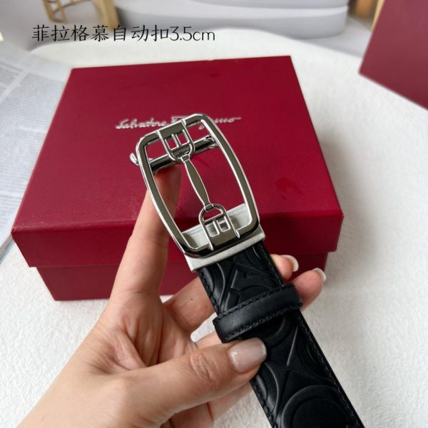 réplica,joyas,joyería,1:1,replica,fake,lujo,barato Cinturón de hombre Ferragamo 3,5 cm.