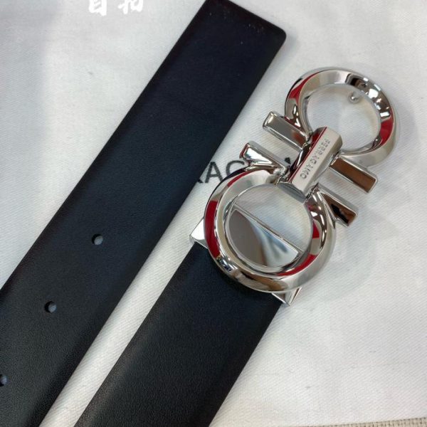 réplica,joyas,joyería,1:1,replica,fake,lujo,barato Cinturón de hombre Ferragamo 3,5 cm.