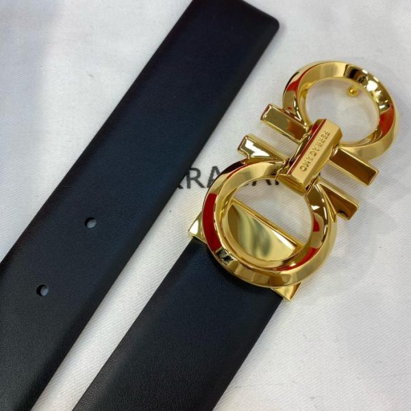 réplica,joyas,joyería,1:1,replica,fake,lujo,barato Cinturón de hombre Ferragamo 3,5 cm.