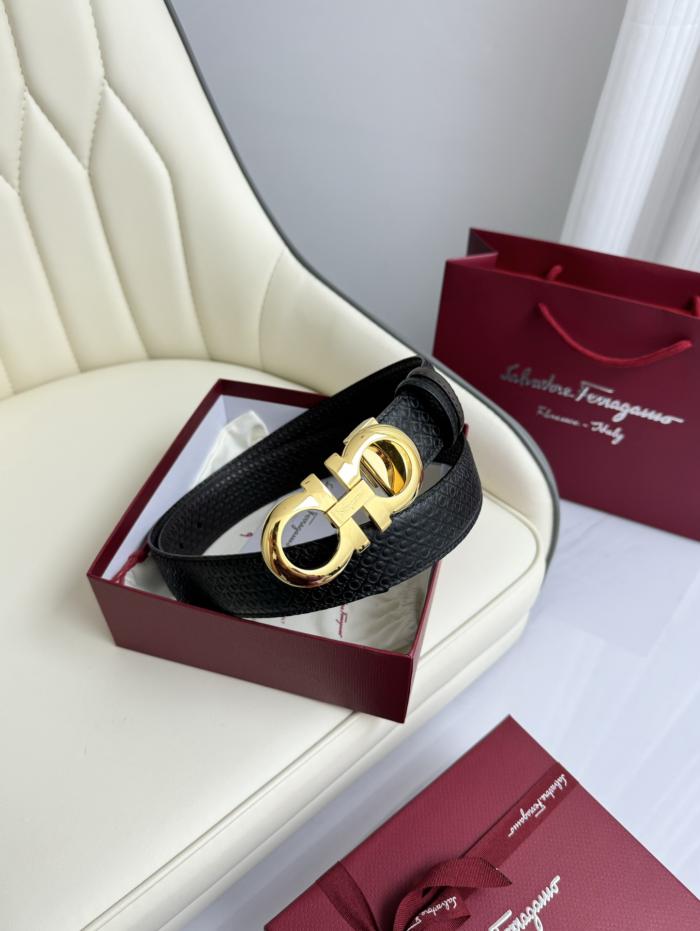 réplica,joyas,joyería,1:1,replica,fake,lujo,barato réplica,joyas,joyería,1:1,replica,fake,lujo,barato Original Ferragamo a doble cara ancho 3,5cm