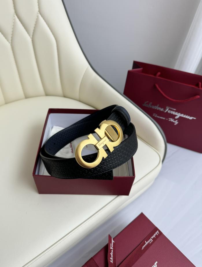 réplica,joyas,joyería,1:1,replica,fake,lujo,barato réplica,joyas,joyería,1:1,replica,fake,lujo,barato Original Ferragamo a doble cara ancho 3,5cm
