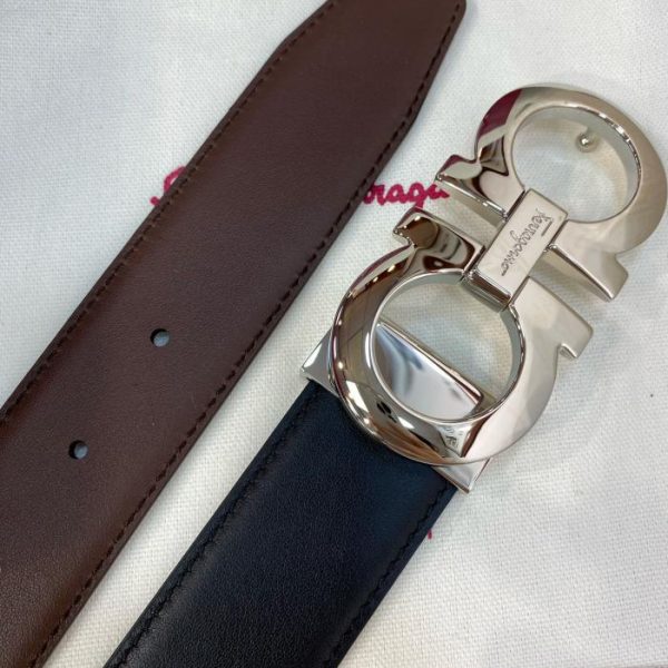 réplica,joyas,joyería,1:1,replica,fake,lujo,barato Cinturón de hombre Ferragamo 3,5 cm.