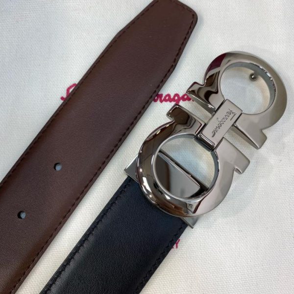 réplica,joyas,joyería,1:1,replica,fake,lujo,barato Cinturón de hombre Ferragamo 3,5 cm.
