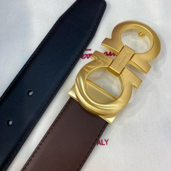 réplica,joyas,joyería,1:1,replica,fake,lujo,barato Cinturón de hombre Ferragamo 3,5 cm.