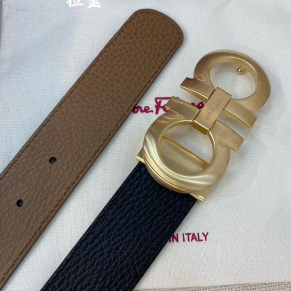 réplica,joyas,joyería,1:1,replica,fake,lujo,barato Cinturón Ferragamo NFC 3,5 cm para hombre