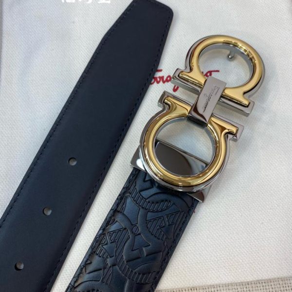 réplica,joyas,joyería,1:1,replica,fake,lujo,barato Cinturón Ferragamo NFC 3,5 cm para hombre