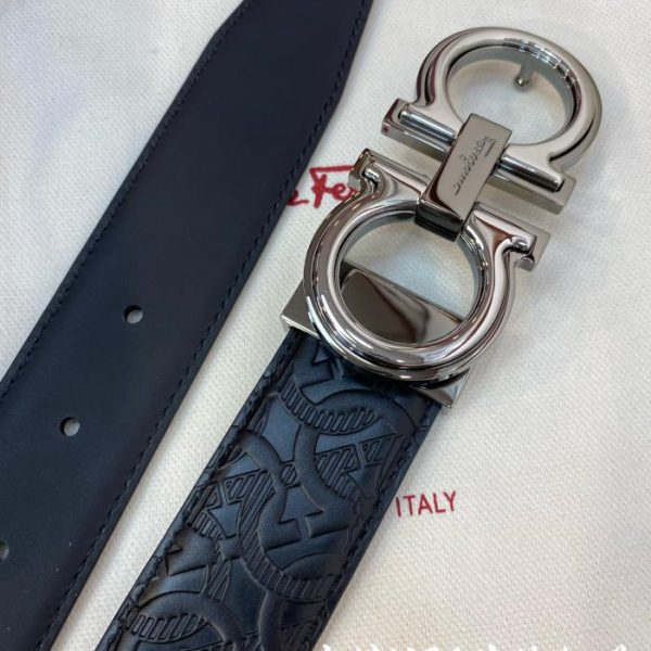 réplica,joyas,joyería,1:1,replica,fake,lujo,barato Cinturón Ferragamo NFC 3,5 cm para hombre