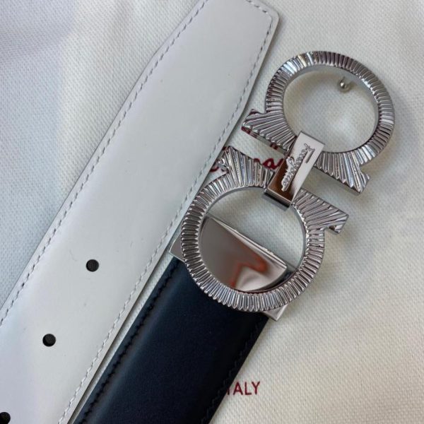 réplica,joyas,joyería,1:1,replica,fake,lujo,barato Cinturón Ferragamo NFC 3,5 cm para hombre
