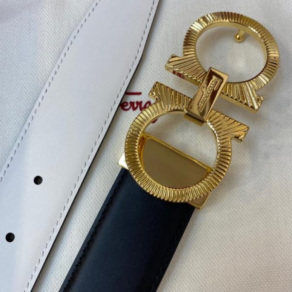 réplica,joyas,joyería,1:1,replica,fake,lujo,barato Cinturón Ferragamo NFC 3,5 cm para hombre
