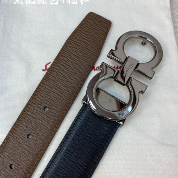 réplica,joyas,joyería,1:1,replica,fake,lujo,barato Cinturón Ferragamo NFC 3,5 cm para hombre