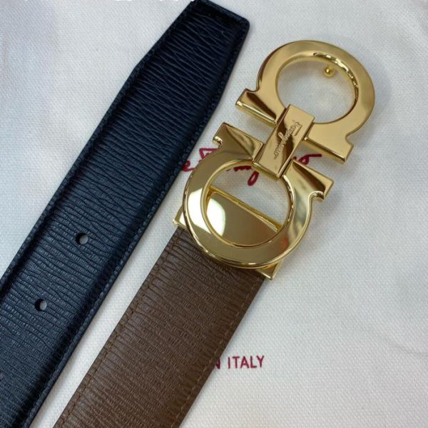 réplica,joyas,joyería,1:1,replica,fake,lujo,barato Cinturón Ferragamo NFC 3,5 cm para hombre