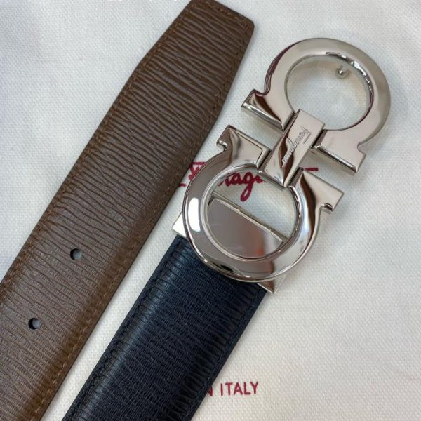réplica,joyas,joyería,1:1,replica,fake,lujo,barato Cinturón Ferragamo NFC 3,5 cm para hombre