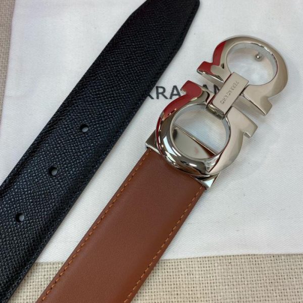 réplica,joyas,joyería,1:1,replica,fake,lujo,barato Cinturón de hombre Ferragamo 3,5 cm.
