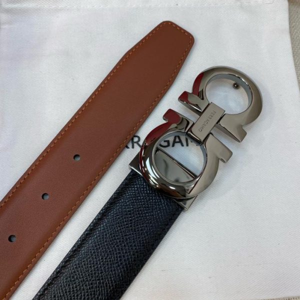 réplica,joyas,joyería,1:1,replica,fake,lujo,barato Cinturón de hombre Ferragamo 3,5 cm.