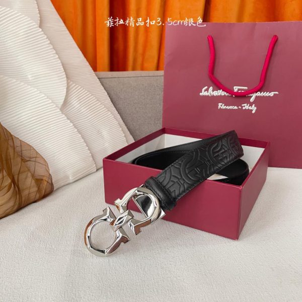 réplica,joyas,joyería,1:1,replica,fake,lujo,barato Ferragamo piel de vacuno importada de doble cara.