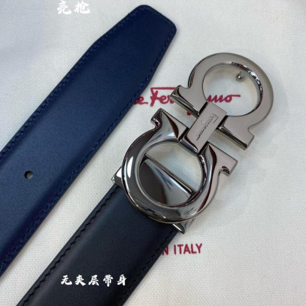réplica,joyas,joyería,1:1,replica,fake,lujo,barato Ferragamo 3,5cm cuero original
