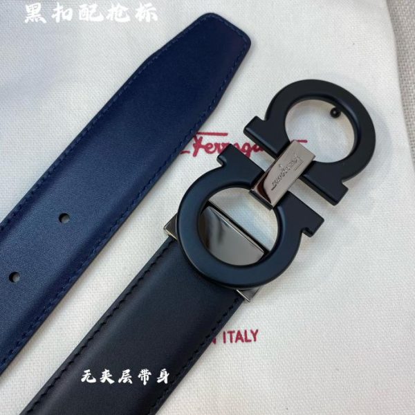 réplica,joyas,joyería,1:1,replica,fake,lujo,barato Ferragamo 3,5cm cuero original